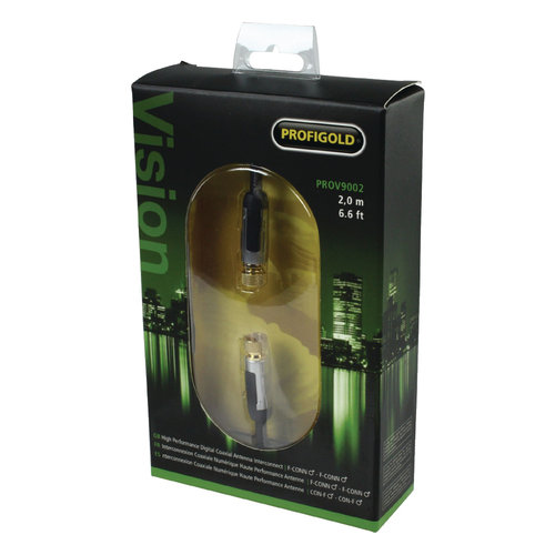 Profigold Digital Coax F Connector kabel - 5 meter