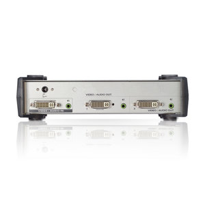 Aten ATEN 2-poorts DVI met audio splitter