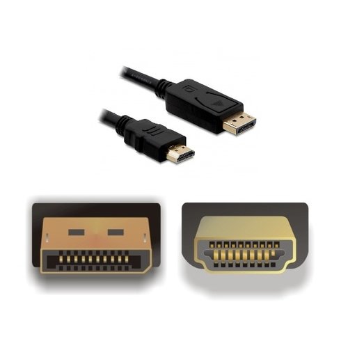 DisplayPort - HDMI kabels