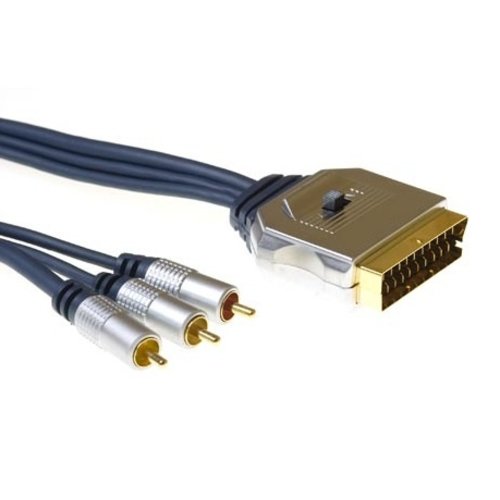 Scart - 3 RCA kabels