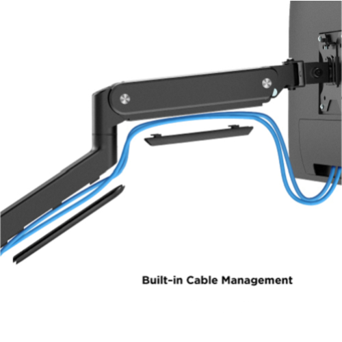 Cavus Monitor arm met  gasveer voor 2 schermen CAV-DM302 (17-32 inch)