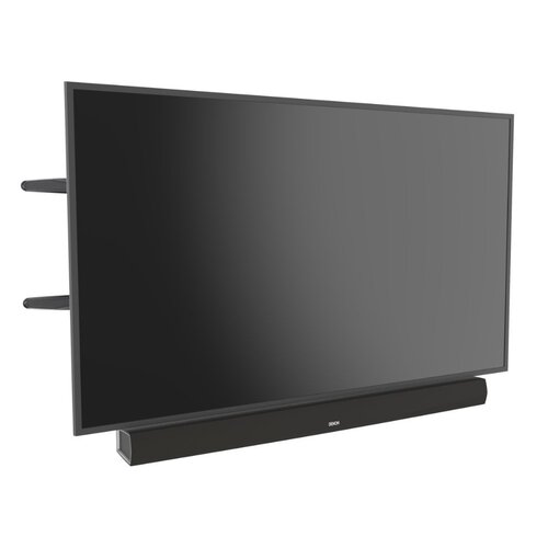Cavus WME105+CFDHS516 - Draaibare TV beugel met Frame voor Denon DHT-S516H en Denon HEOS Home Cinema Soundbar