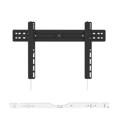 Cavus WMF044+CMSARCW Platte TV muurbeugel met Sonos ARC wandbeugel wit