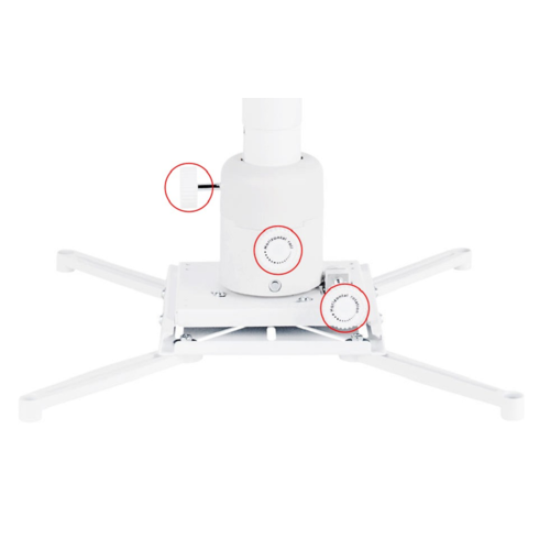 Multibrackets Universal Projector Plafondbeugel 200 met Fine tune Multibrackets Universal Projector Plafondbeugel 200 met Fine tune