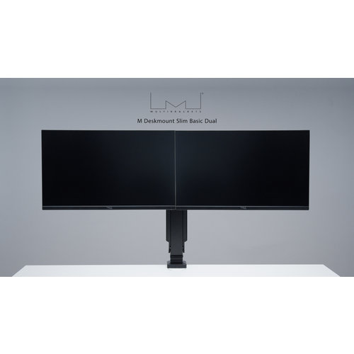 Multibrackets Monitorarm Deskmount Slim Basic Dual