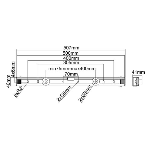 Multibrackets Multibrackets M Universal Wallmount Black Small