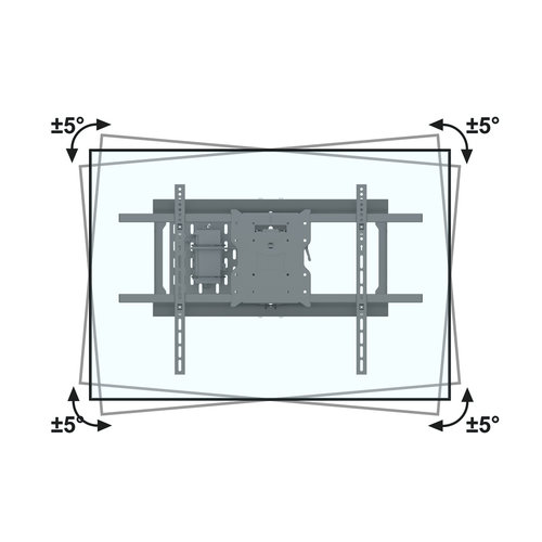 Multibrackets Elektrische TV Beugel Pull Down Full Motion Flexarm 42-80''