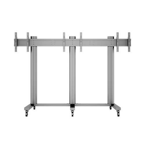 Multibrackets Public Video Wall Stand 2 (55-75 inch) of 3 schermen (40-55)'' Zwart