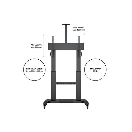 Multibrackets Public Floorstand Dual Pillar 180 HD