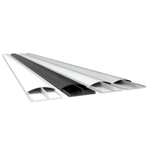 Multibrackets Super Slim Aluminium Kabelgoot - Wit- 75 x 1600 mm