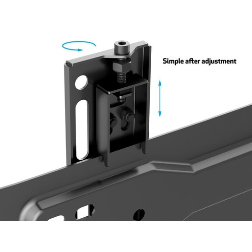 Multibrackets Muursteun VESA Super Slim Fixed 600 MAX