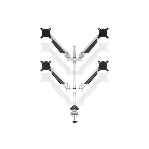 Multibrackets Monitorarm voor 4 schermen Wit