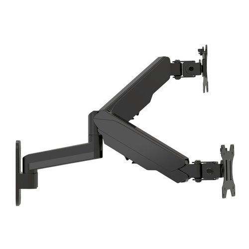 Multibrackets Wandbeugel voor 2 monitoren met gasveer verstelling