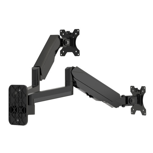 Multibrackets Wandbeugel voor 2 monitoren met gasveer verstelling