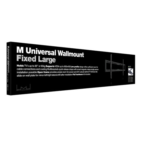 Multibrackets M Universal Wallmount Fixed Medium Black