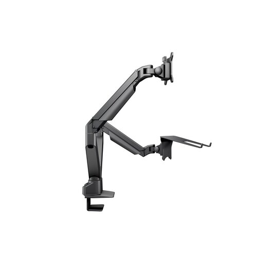 Multibrackets Monitorarm + Laptop arm Zwart