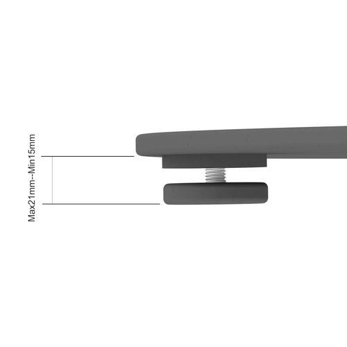 Multibrackets TV Standaard M Display 180 Single Silver
