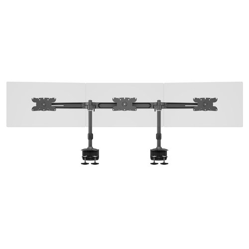 Multibrackets M VESA Desktopmount Triple Desk Clamp 24"-32"