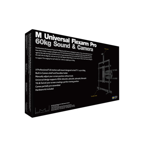 Multibrackets M Universal Flexarm Pro 60 kg Sound & Camera