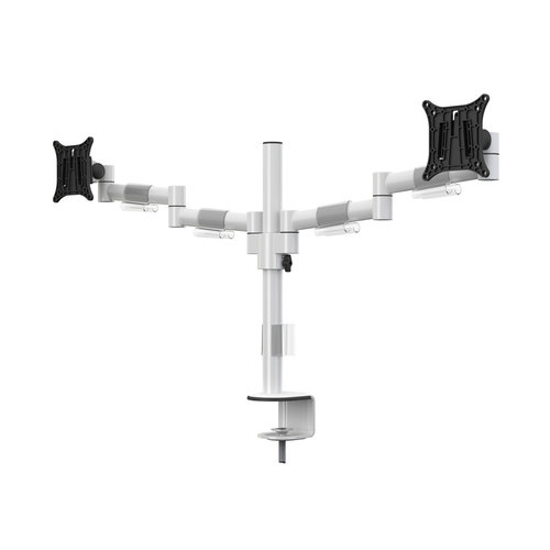 Multibrackets Monitorarm VESA Deskmount Officeline Dual White