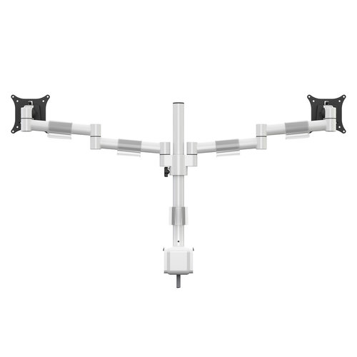 Multibrackets Monitorarm VESA Deskmount Officeline Dual White