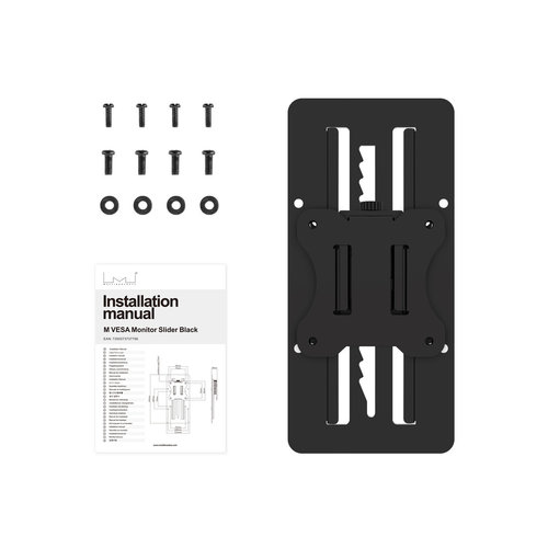 Multibrackets VESA Monitor Slider Zwart