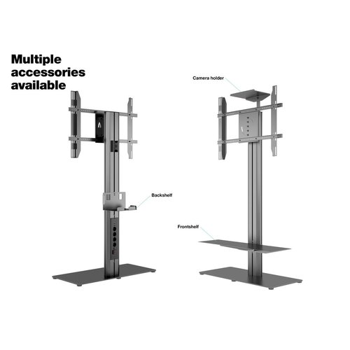Multibrackets M Public Display Stand 145 HD Single Floorbase Black