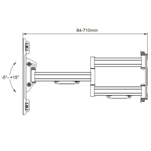 Multibrackets TV Beugel Pro Super Duty  71 cm - 125 kg