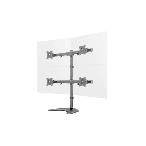 Multibrackets DeskStand Basic Quad - 4 Schermen Monitorstandaard (15-27 inch)