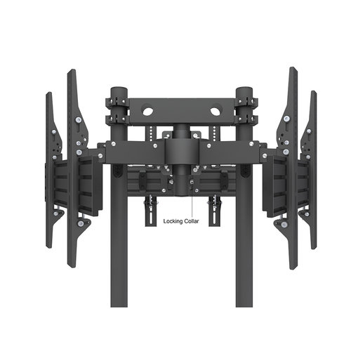 Multibrackets Multibracket Vloerstandaard voor 3 schermen (32 - 65 inch)