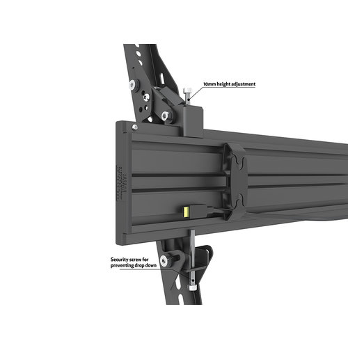 Multibrackets Multibracket Vloerstandaard voor 3 schermen (32 - 65 inch)