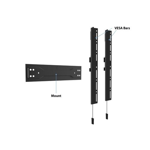 Multibrackets M VESA Wallmount Super Slim Fixed 400 MAX