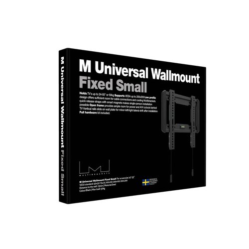 Multibrackets M Universal Wallmount Fixed Small Black