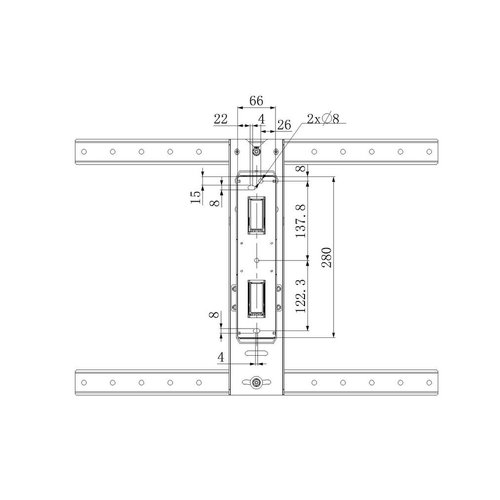 Multibrackets M VESA Flexarm Thin White