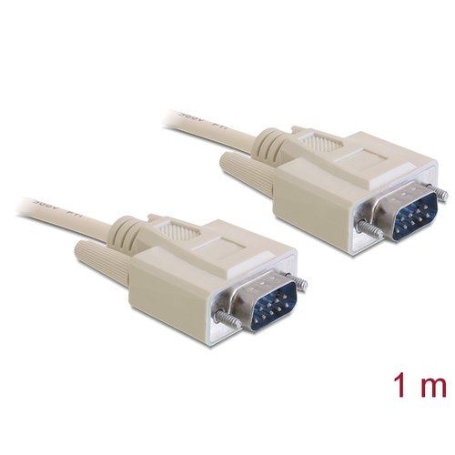DeLock Cable Serial RS-232 Sub-D9 male > RS-232 Sub-D9 female - verleng 1m