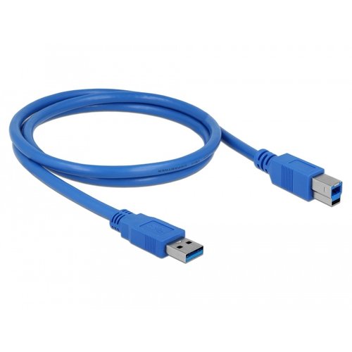 DeLock USB A male - USB B male kabel (USB 3.0) - 1.0 meter