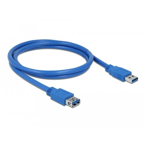 DeLock USB A male - USB A female verlengkabel (USB 3.0) - 1.0 meter