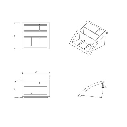 Dataflex ViewMate Style Toolbar Benodigdheden houder 170