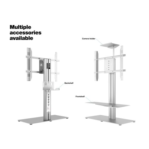 Multibrackets M Public Display Stand 110 HD Single w. Floorbase Silver