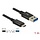 DeLock USB Type-C™ Male - USB A Male 1.0 meter (USB 3.1 Gen 2)