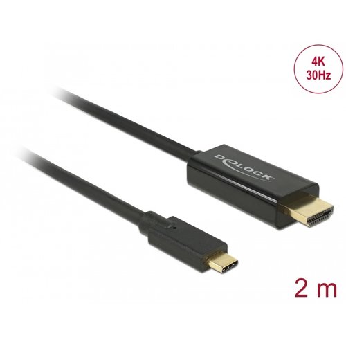 DeLock USB C - HDMI kabel - 2.0 meter