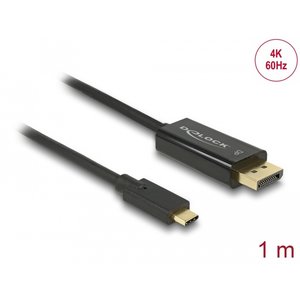 DeLock USB C - DisplayPort kabel - 1.0 meter