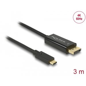 DeLock USB C - DisplayPort kabel - 3.0 meter