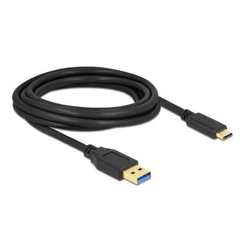 DeLock USB A male - USB Type-C™ male kabel - 3.0 meter