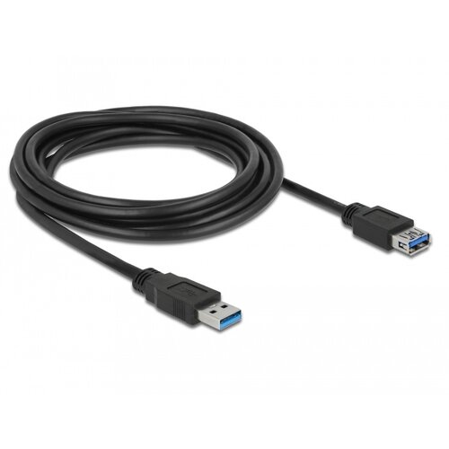 DeLock USB A male - USB A female verlengkabel (USB 3.0) - 3.0 meter DeLock USB A male - USB A female verlengkabel (USB 3.0) - 3.0 meter
