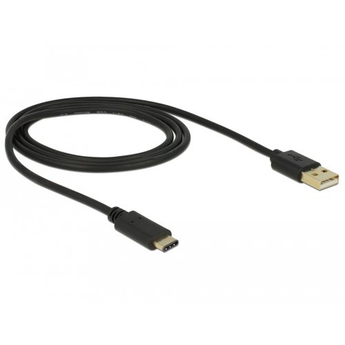 DeLock USB A - USB Type C kabel - 2.0 meter (USB 2.0)