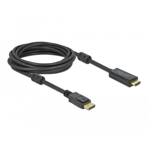 DeLock Actieve DisplayPort 1.2 naar HDMI kabel - 5.0 meter