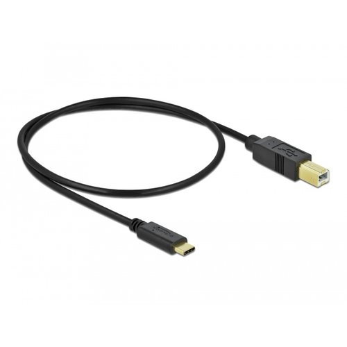 DeLock USB Type C male - USB B male kabel - 0.5 meter