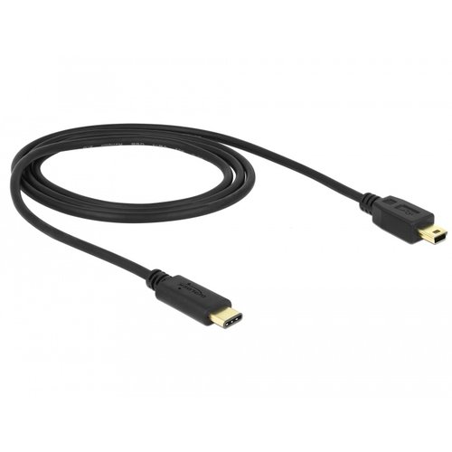 DeLock USB Type C male - Mini USB B male kabel - 1.0 meter