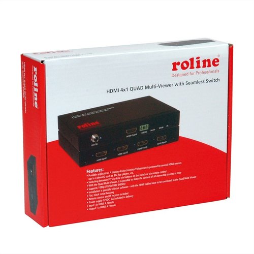 Roline 4 poorts Seamless HDMI Switch